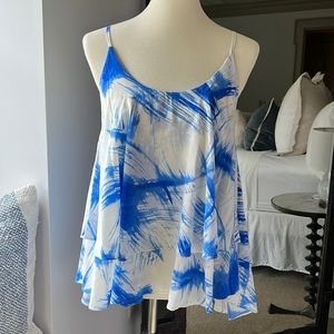 Jay Godfrey - Silk High Low Ruffle Top - 6 - Medium